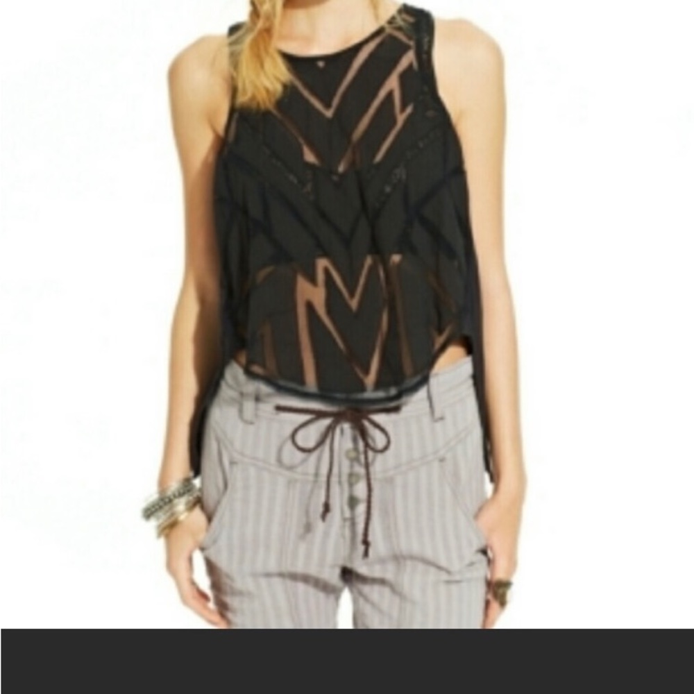 Free People Ethereal Daze Ginger Top